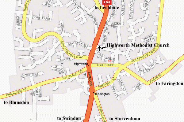 Map of area